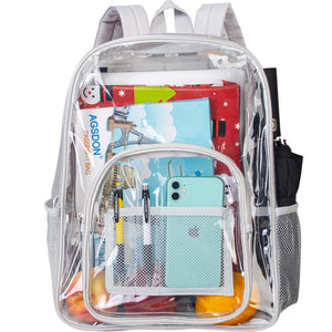 Clear Backpack, Heavy Duty Transparent Backpack.