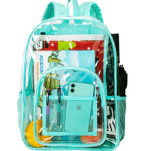 Load image into Gallery viewer, Clear Backpack, Heavy Duty Transparent Backpack.