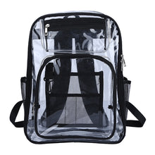 Load image into Gallery viewer, Backpack Waterproof Transparent School Bag Girl Large Capacity Backpack Solid Clear Backpack Men Fashion Transparent Plastic Bag